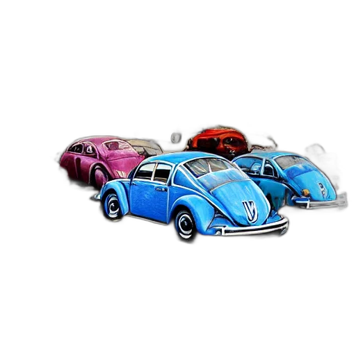 car, 3d render, concept art, highly transparent PNG cut-out