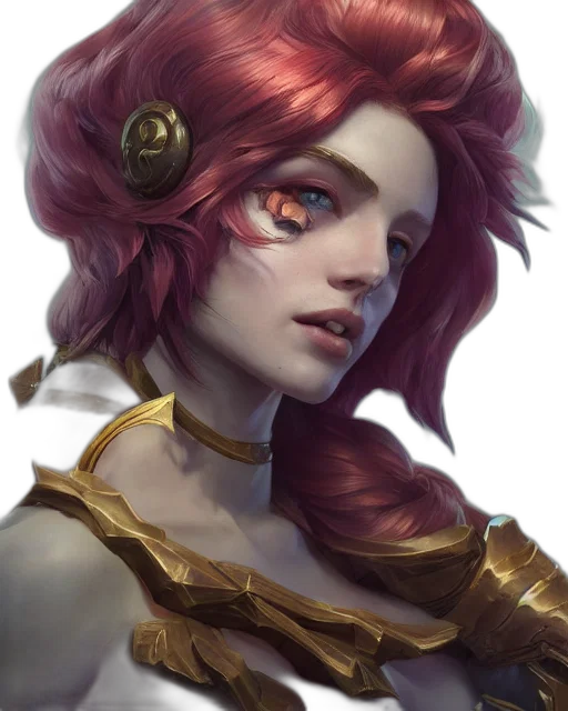 face, staff, crown, jewelry, fantasy art, concept art, photorealistic, anime transparent PNG cut-out