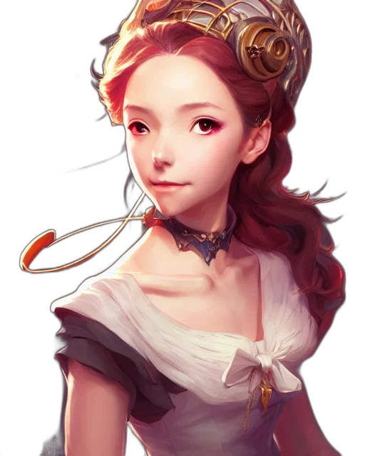 staff, crown, jewelry, face, fantasy art, concept art, photorealistic, anime transparent PNG cut-out