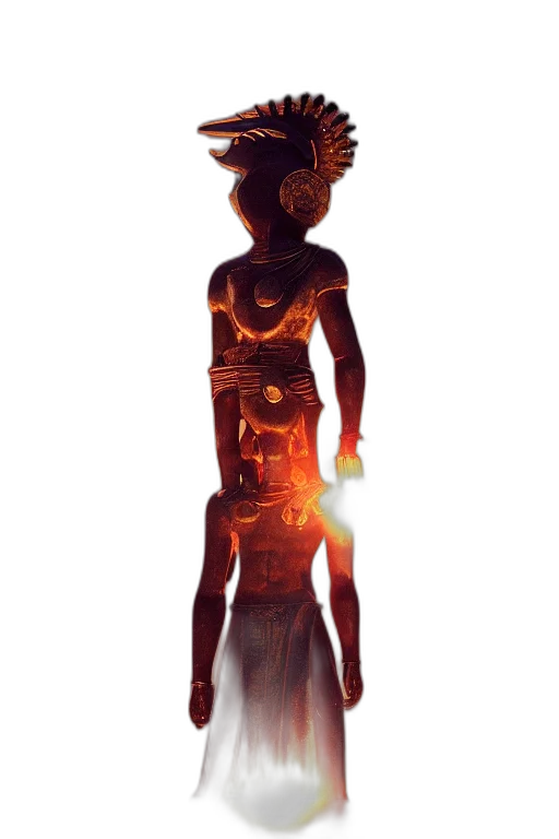 staff, mask, crown, robot, concept art, fantasy art, pixel art, comic book art transparent PNG cut-out