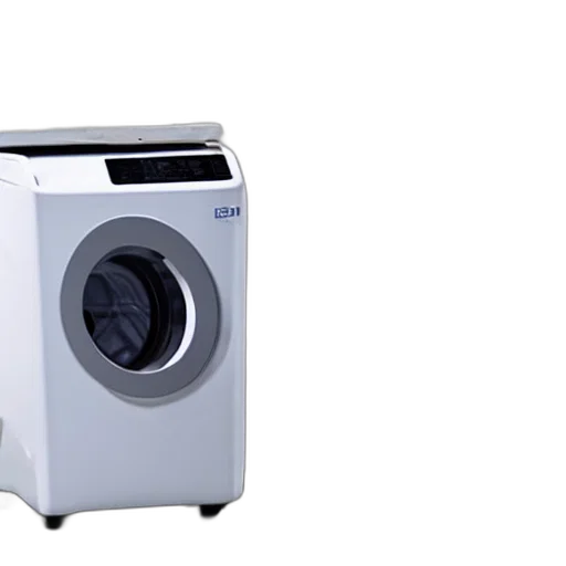 robot, 3d render, toilet, washing transparent PNG cut-out