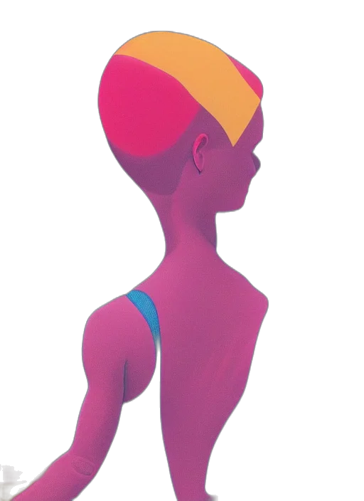 hair, hat, crown, staff transparent PNG cut-out