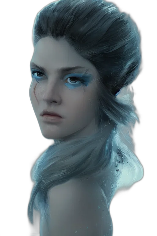 face, crown, dragon, hair transparent PNG cut-out