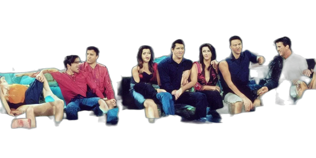 furniture, fire, outer space, friends transparent PNG cut-out