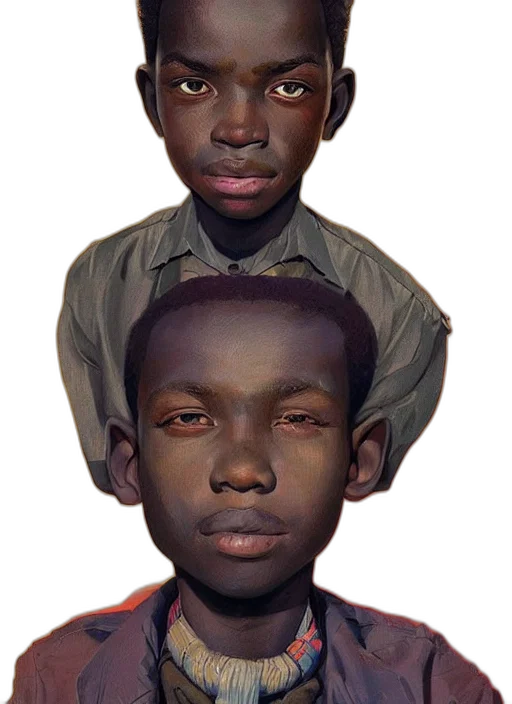 face, mask, crown, animal, photorealistic, 3d render, concept art, oil painting transparent PNG cut-out