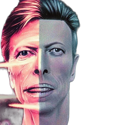 face, mask, robot, vaporwave transparent PNG cut-out