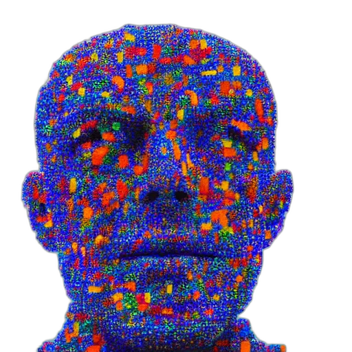 face, robot, mask, 3d render transparent PNG cut-out