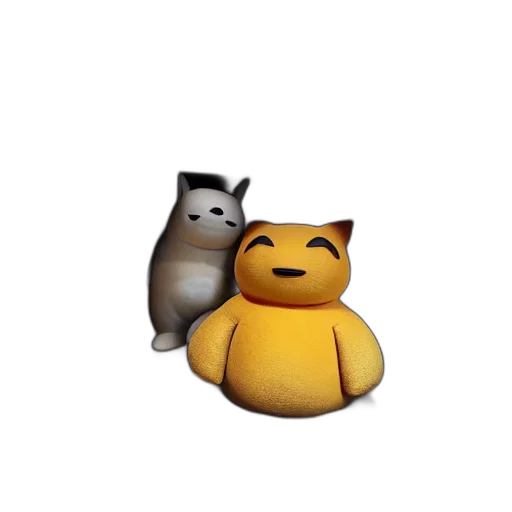 animal, 3d render, concept art, pixel art transparent PNG cut-out