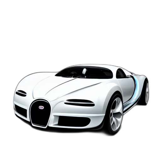 car, weapon, robot, 3d render, photorealistic, concept art, cartoon, bugatti transparent PNG cut-out