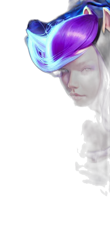 hat, face, mask, robot, vaporwave, watercolor, photorealistic, cyberpunk transparent PNG cut-out