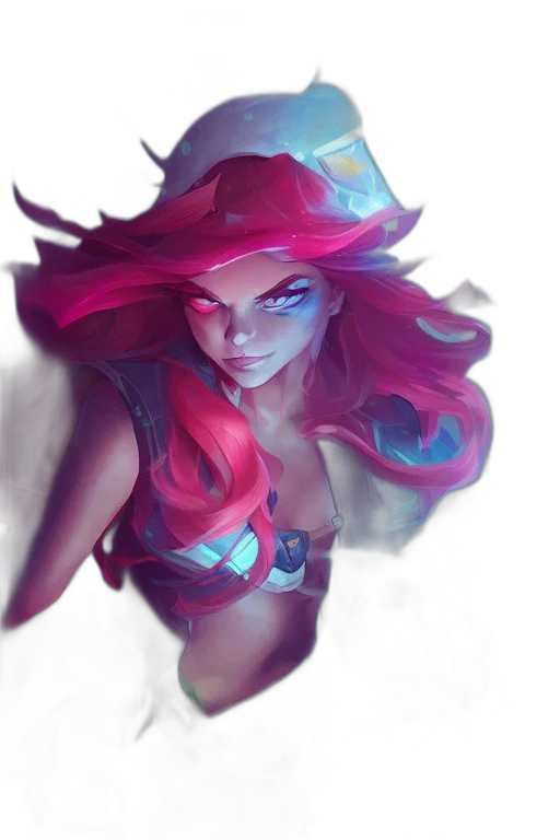 hat, face, dress, fantasy art transparent PNG cut-out