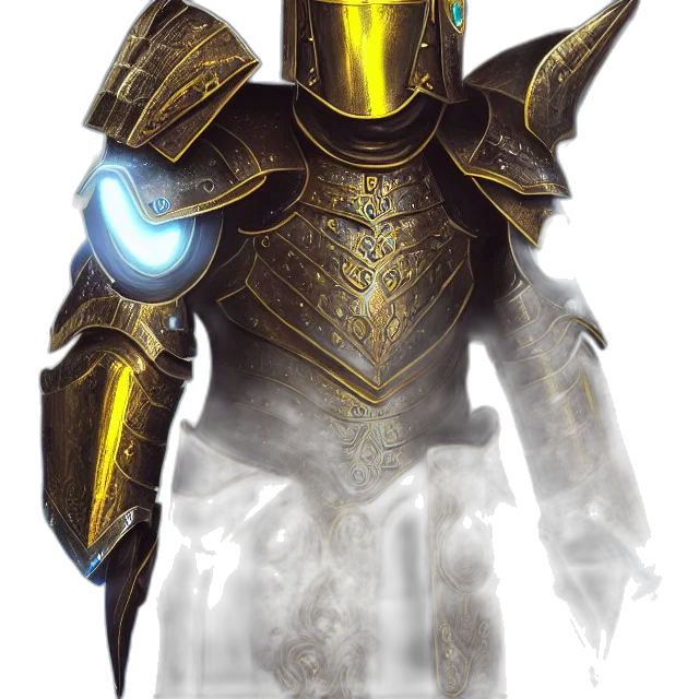 sword, robot, mask, staff, concept art, fantasy art, 3d render, pixel art transparent PNG cut-out