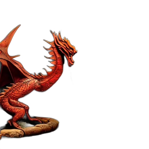 dragon, 3d render, fantasy art, concept art, photorealistic, coming, out, oil transparent PNG cut-out