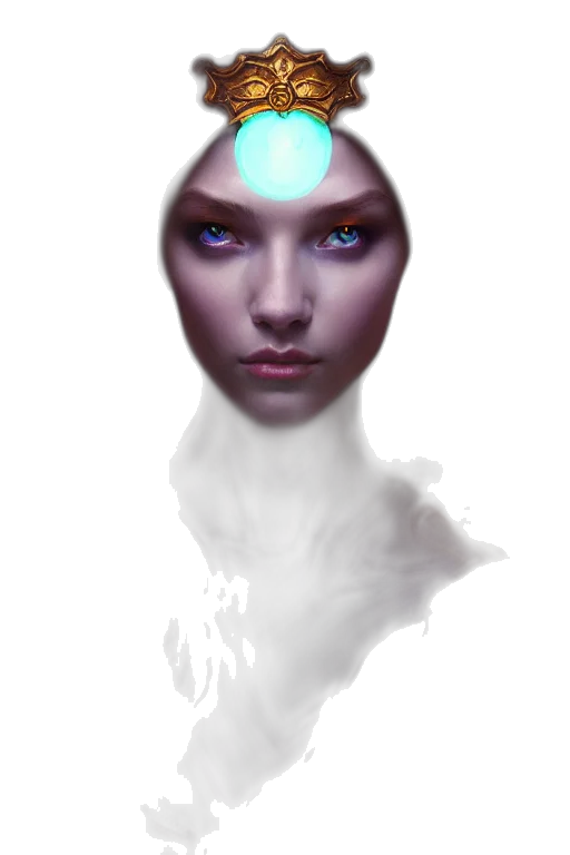 face, mask, staff, creature, fantasy art, concept art, pixel art, photorealistic transparent PNG cut-out