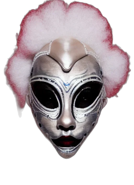 mask, face, creature, robot transparent PNG cut-out