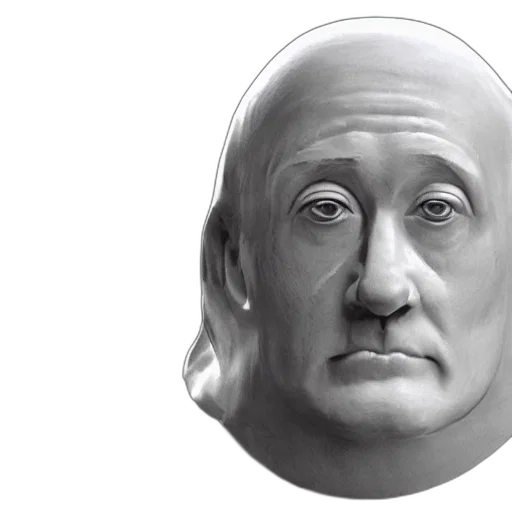face, mask, photorealistic, 3d render transparent PNG cut-out