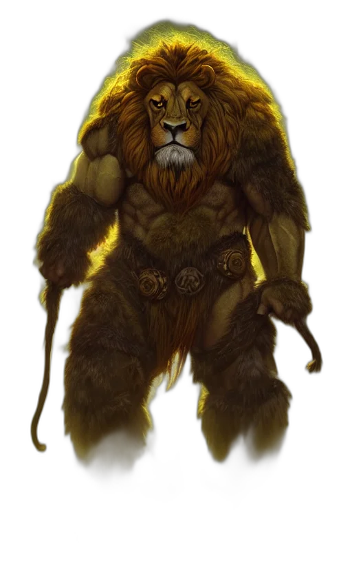creature, animal, staff, fantasy art transparent PNG cut-out