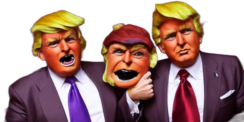 mask, photo, real, life, oompa, loompas, resembling, donald transparent PNG cut-out