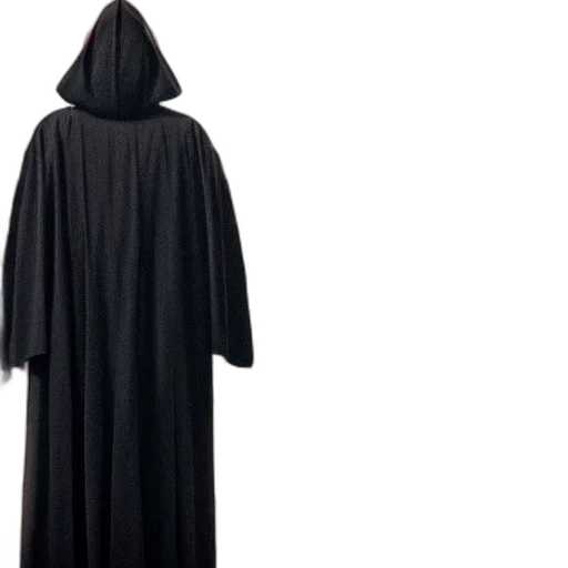 jacket, dress, staff, mask transparent PNG cut-out