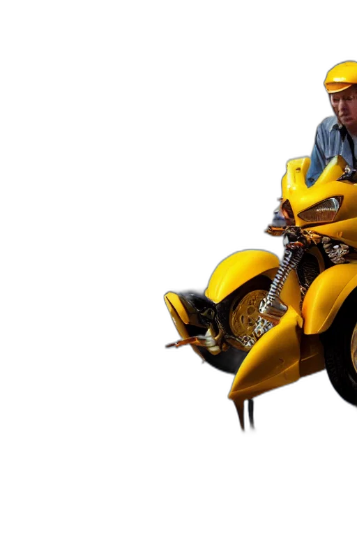 weapon, shoes, car, 3d render transparent PNG cut-out