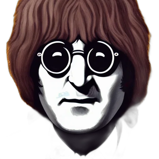 face, mask, hair, cartoon, photorealistic, concept art, comic book art, john transparent PNG cut-out