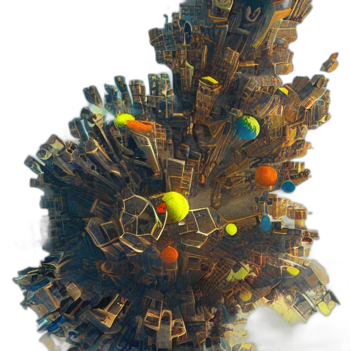 tree, crown, robot, weapon transparent PNG cut-out