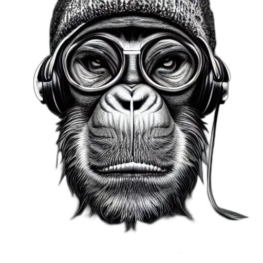 animal, mask, face, creature, photorealistic, concept art, cartoon, pencil sketch transparent PNG cut-out