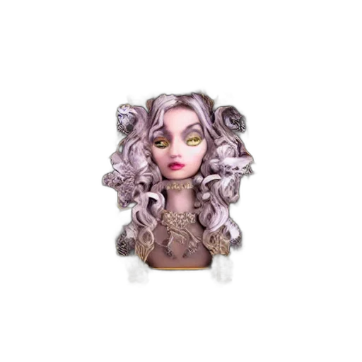 jewelry, hair, 3d render, concept art, fantasy art, cartoon, princess, vines transparent PNG cut-out