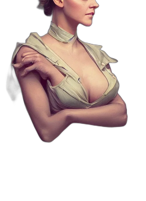 staff, dress, mask, face transparent PNG cut-out