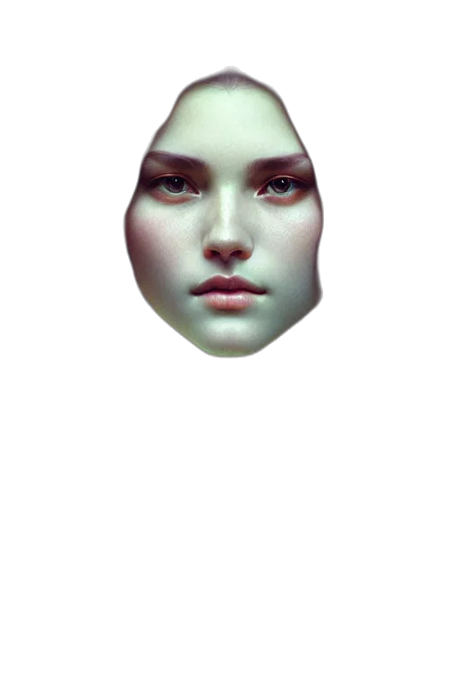 face, mask, crown, jewelry, 3d render, photorealistic, pixel art, concept art transparent PNG cut-out