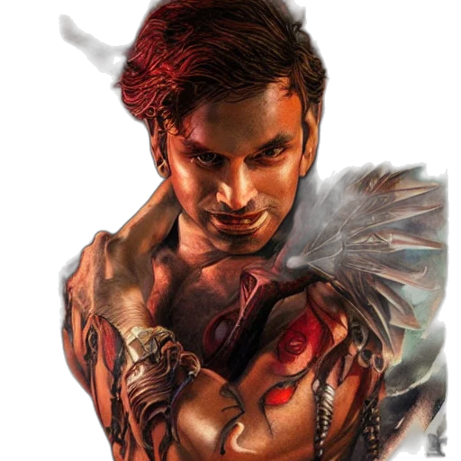 concept art, fantasy art, photorealistic, comic book art transparent PNG cut-out
