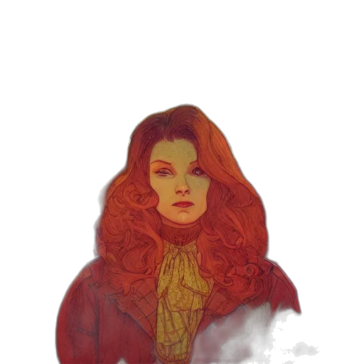 face, crown, jacket, hair transparent PNG cut-out