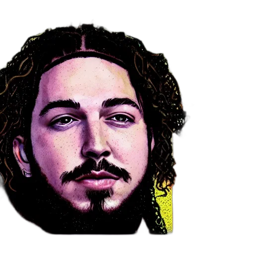 face, hair, cartoon, photorealistic, comic book art, watercolor, portrait, post transparent PNG cut-out