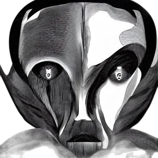 mask, face, creature, robot, concept art, pencil sketch, comic book art, photorealistic transparent PNG cut-out