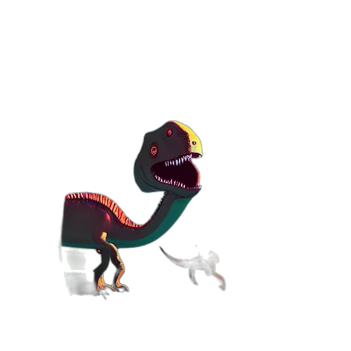 dragon, creature, animal, robot, 3d render, concept art, pixel art, vaporwave transparent PNG cut-out