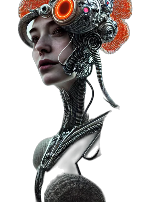 robot, face, mask, creature transparent PNG cut-out