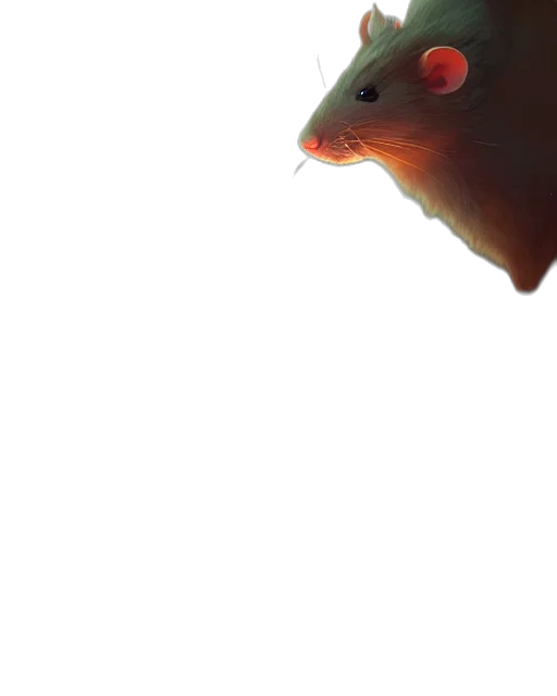 animal, creature, face, hat, concept art, photorealistic, 3d render, watercolor transparent PNG cut-out