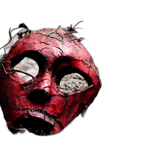 mask, face, creature, crown transparent PNG cut-out