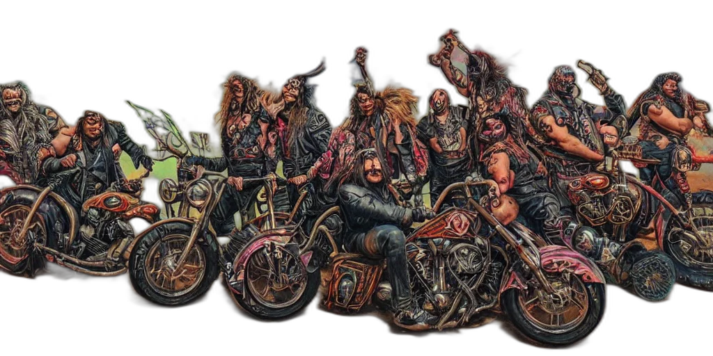 concept art, comic book art, fantasy art, apocalyptic transparent PNG cut-out