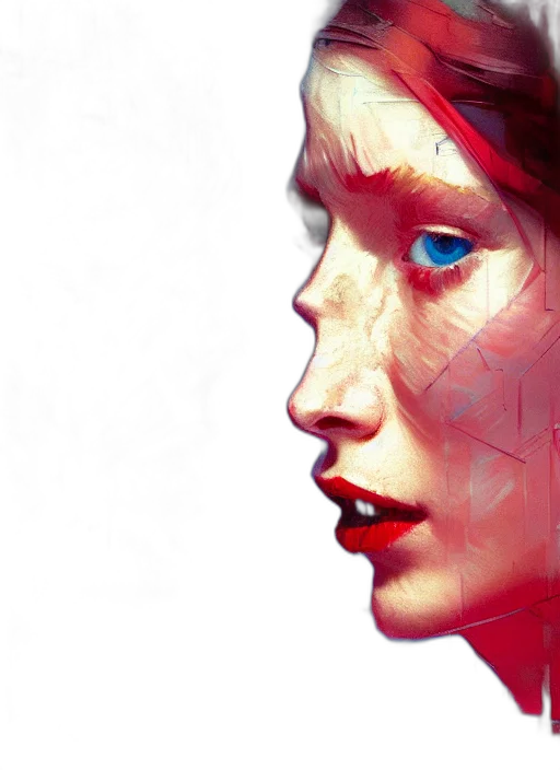 face, mask, photorealistic, comic book art transparent PNG cut-out