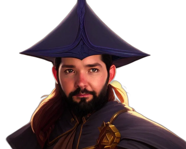 staff, hat, crown, face transparent PNG cut-out