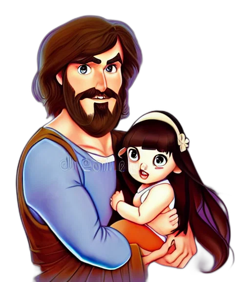 cartoon, fantasy art, anime, pixel art transparent PNG cut-out