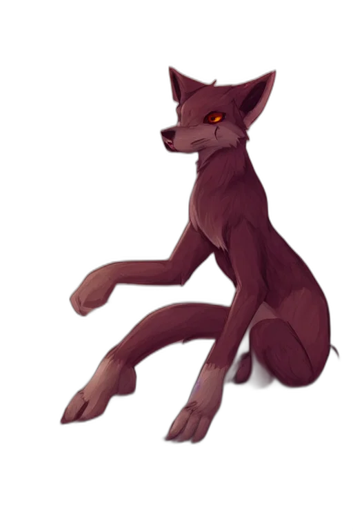 creature, staff, animal, concept art, fantasy art, pixel art, 3d render, dark transparent PNG cut-out