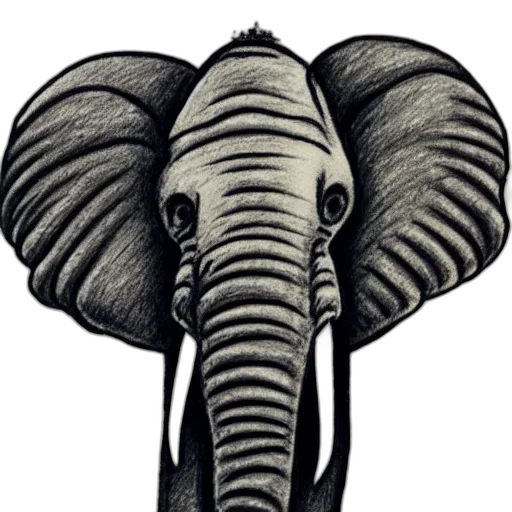 animal, staff, creature, face, photorealistic, concept art, pencil sketch, cartoon transparent PNG cut-out