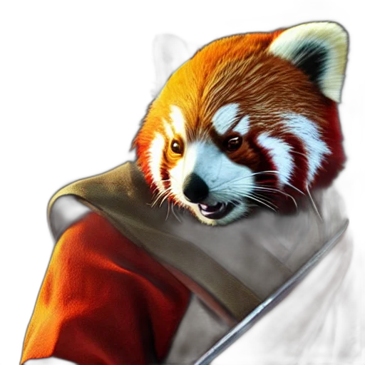 staff, animal, fantasy art, photorealistic transparent PNG cut-out