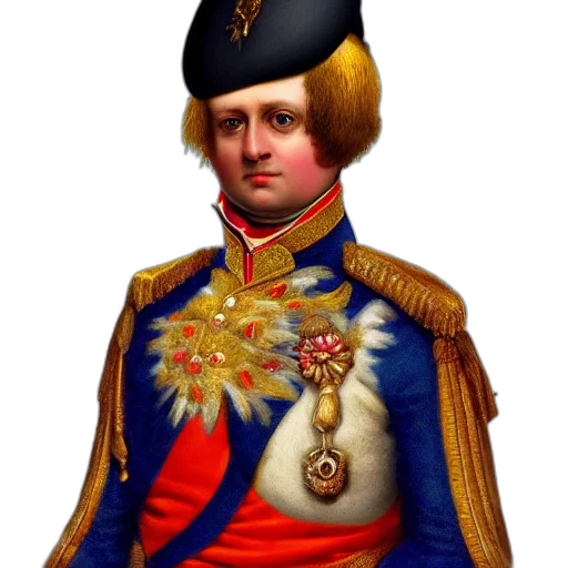crown, staff, face, jacket transparent PNG cut-out