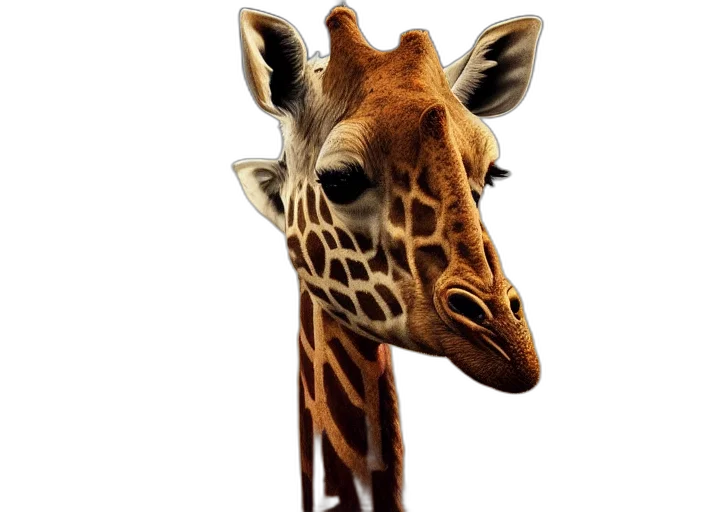 animal, creature, face, staff, photorealistic, 3d render, concept art, watercolor transparent PNG cut-out