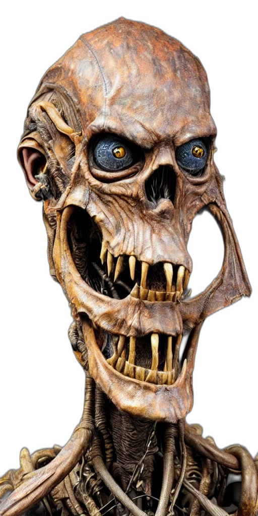 mask, face, creature, staff, 3d render, photorealistic, concept art, fantasy art transparent PNG cut-out