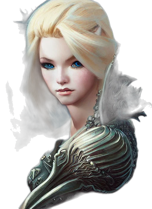 dragon, face, creature, hair, fantasy art, concept art, photorealistic, 3d render transparent PNG cut-out