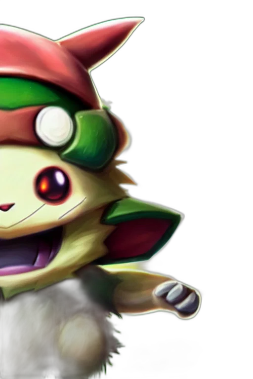 staff, creature, 3d render, concept art, pixel art, fantasy art, teemo, pokemon transparent PNG cut-out